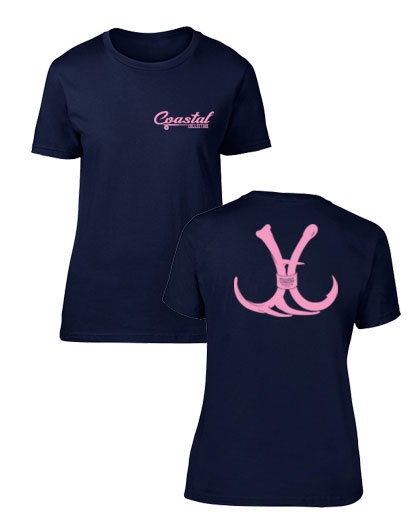 child's coastal branded short sleeve fishing t shirt