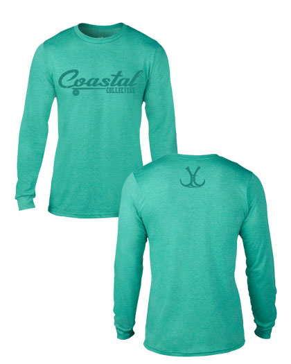 coastal branded long sleeve hunting or fishing shirt