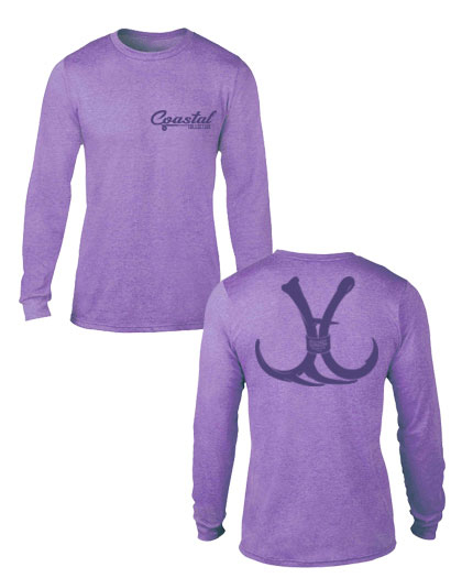 coastal branded long sleeve hunting or fishing shirt